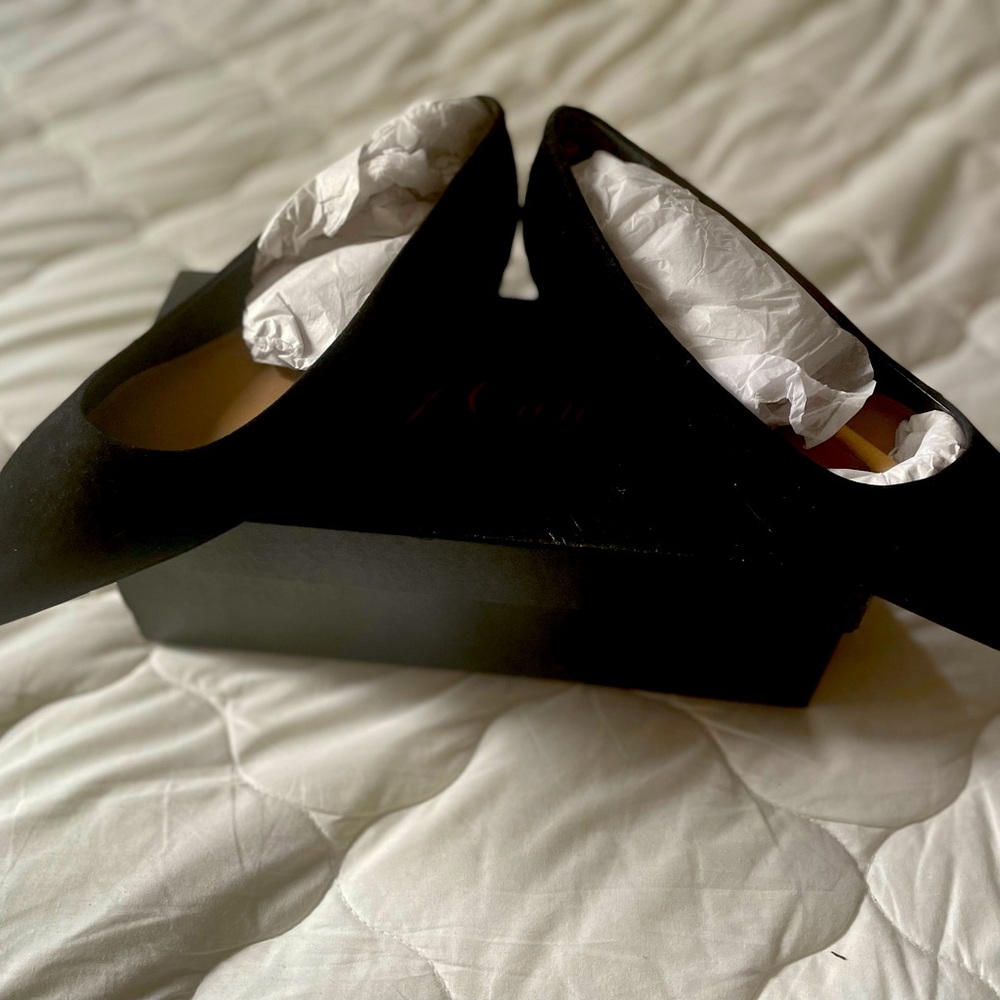 Suede women’s J Crew pointed flat
